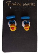KOLCZYKI Z MODELINY SZTYFTY DISNEY KACZOR DONALD