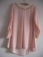 VERDA TUNIKA rękaw podpinany koronka cyrkonie 36