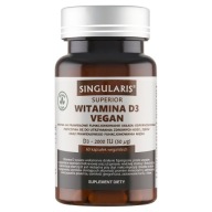 Singularis Superior Suplement diety witamina D3 vegan 2000 IU 60 sztuk