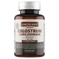 Suplement diety Singularis colostrum liofilizowane 30% Ig G 500 mg 60 kaps.