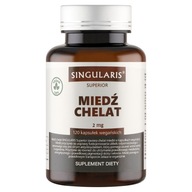 Singularis Superior Suplement diety miedź chelat 2 mg 120 sztuk