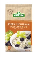 KUPIEC Płatki orkiszowe pełnoziarniste folia 200g