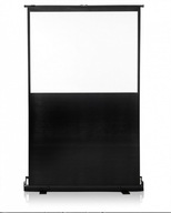 Ekran projekcyjny podłogowy 125x200 cm, format 4:3, biały mat – 4World
