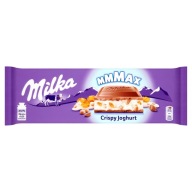 Czekolada Milka duża mleczna Mmmax Crispy Joghurt o smaku jogurtowym 300 g