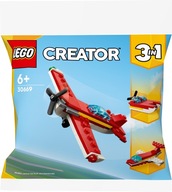 LEGO 30669 Creator 3w1 - Kultowy czerwony samolot