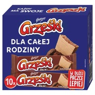 GRZEŚKI DZIEL NA 6 BATONY BATONIKI WAFELKI KAKAOWE GOPLANA 10szt x 26g