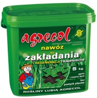 Nawóz do zakładania trawników siewu traw regeneracji 5 kg AGRECOL