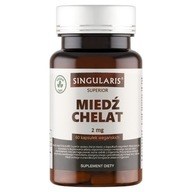 Singularis Superior Suplement diety miedź chelat 2 mg 60 sztuk