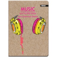 Zeszyt A5 80 kartek w kratkę, mix kolorów - 1szt.