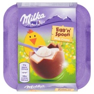 Milka 4 czekoladowe jajka z mlecznym kremem 136 g