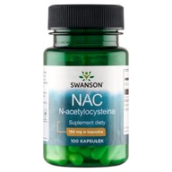 SWANSON NAC - N-Acetylo-L-Cysteina 150 mg (100 kaps.)
