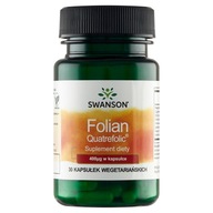 Suplement diety Swanson Health Products Foliany kwas foliowy