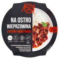 Wieprzowina na ostro z warzywami i ryżem Meal Box 360 g