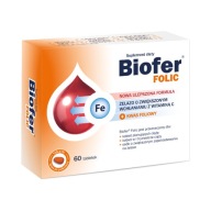 Suplement diety Axellus A/S Biofer Folic tabletki 0,1 g 60 szt.