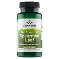 Swanson Spearmint Leaf Liść mięty 400mg 60 kaps.