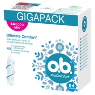 Tampon O.B. mini bez aplikatora 64 szt.