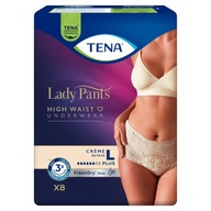 Tena Lady Pants Plus Creme Bielizna chłonna dla kobiet kremowe L, 8 szt.