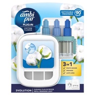 Ambi Pur 3Volution elektryczny odświeżacz powietrza Cotton Flower zestaw
