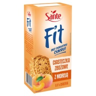 Ciastka kruche Sante Fit zbożowe z morelą 300 g bez cukru
