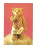 Pocztówka - Pluszowo-misiowe niemowlę ze smoczkiem / Teddy Bear