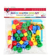 Klocki Małych Geniuszy Małe korale 40 el 2534