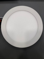 Plafon LED podtynkowy 18W 3000K biały okragly