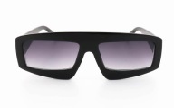 Okulary Sloneczne Czarne Prostokatne Sportowe