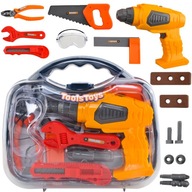 Walizka z Narzędziami dla Dzieci Warsztat Zestaw Narzędzi Majsterkowicza