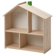 Domek dla lalek/półka ścienna Ikea 22x58x59 cm drewno sosna płyta pilśniowa