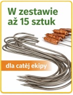 HACZYKI DO WĘDZENIA MIĘSA I WĘDLIN HAKI WĘDZARNICZE 15 SZT NIERDZEWNA STAL