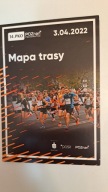 Mapa trasy 14. Poznań półmaraton 3.04.2022 NOWA unikat bieganie biegi