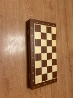 Drewniane Szachy Fornirowane 48x48 cm