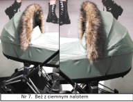 Futrzane obszycie budki wózka _ futerko KOLORY