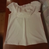 Bluzka dziewczęca biel galowa r.140 Lincoln&Sharks