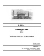 Sulky REGULINE SOLO - instrukcja obsługi pneumatycznego siewnika PL