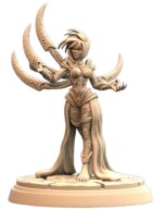 Zealot of Elder Gods Cthulhu Pinup D Fantasy RPG D&D Druk 3D NSFW