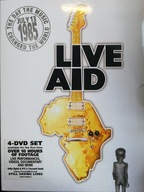 Live Aid Dylan Bowie Jagger U2 Queen Madonna Judas Priest EX 4x DVD Irl