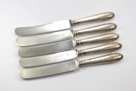 II RP FRAGET PIĘKNE NOŻE OBIADOWE 5 szt. ZOBACZ!