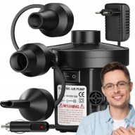 MOCNA POMPKA ELEKTRYCZNA DO MATERACA BASENU ODSYSACZ POWIETRZA 2w1 12V 230V