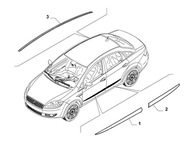 Listwa Dachowa Lewa Fiat Linea 07>
