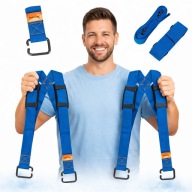 PASY do PRZENOSZENIA Mebli Gabarytów z Naramiennikami SOLIDNE MOCNE Szelki