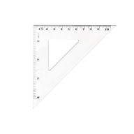 Przybory geometryczne Tetis ekierka 10,5 cm