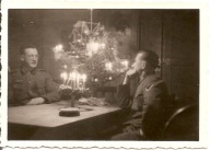 WEHRMACHT -TRZECIA RZESZA -ŻOŁNIERZE - CHOINKA -zdjęcie -mały format