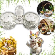 ZESTAW NA MASŁO I CHRZAN DO KOSZYCZKA WIELKANOCNEGO ŚWIĘCONKI PLASTIKOWY