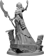 Pharaoh Lich King of Tombs Lisz Faraon Sand Monster RPG D&D Druk3D