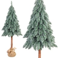 CHOINKA SZTUCZNA SOSNA NATURALNA NA PNIU 120CM PREMIUM GĘSTA