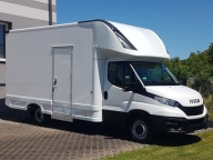 IVECO DAILY KONTENER NISKOPODŁOGOWY 4,43x2,23x2,42 SKLEP FOODTRUCK BAR AC