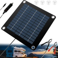Przenośny panel fotowoltaiczny 30W 12V do ładowania akumulatorów auto, łódź