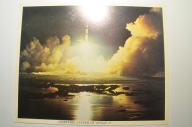 Nighttime launch of Apollo 17 EVA NASA photo SIM Bay 1972 MSCL-94