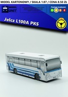 JELCZ L100A PKS AUTOBUS MODEL KARTONOWY SKALA 1:87 ModelUNIT